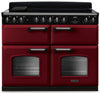 Rangemaster CLDLB110EIPBOR/CM1 Classic Deluxe BC 110cm Induction Range Cooker - Bordeaux/Chrome Trim