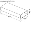 Neff Z861SM1 500mm Long Flat Channel Ducting