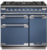 Rangemaster ELS90DFFSB/ Elise 90cm Dual Fuel Range Cooker - Stone Blue