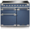 Rangemaster ELS100EISB/ Elise 100cm Electric Range Cooker with Induction Hob - Stone Blue