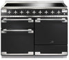 Rangemaster ELS110EICB/ Elise 110cm Electric Range Cooker with Induction Hob - Charcoal Black