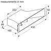 Neff Z821PD1 Plinth Diffusor For Ducted Recirculation