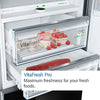 Bosch Series 8 KFF96PIEP American Fridge Freezer - Brushed Steel - E Rated