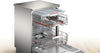 Bosch SMS6TCI02G Series 6 Standard Dishwasher - Silver Inox - A Rated