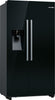 Bosch Series 6 KAD93ABEP American Fridge Freezer - Black - E Rated