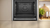 Neff N70 B54CR71N0B Slide&Hide Wifi Connected Built In Electric Single Oven - Stainless Steel