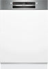 Bosch Series 2 SMI2HTS02G Wifi Connected Semi Integrated Dishwasher - Stainless Steel - D Rated