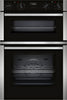 NEFF N50 U1ACE2AN3B Built In Electric Double Oven - Stainless Steel
