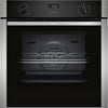 Neff N50 B3ACE4AN3B Slide & Hide Built In Electric Single Oven - Stainless Steel