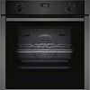 Neff N50 B3ACE4AG3B Slide & Hide Built In Electric Single Oven - Graphite