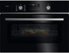 Aeg GK6NK40FB Built In Compact Electric Single Oven with Microwave Function - Gloss Black