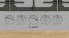 Bosch Series 6 PCQ7A5I90 75cm Gas Hob - Stainless Steel
