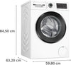 Bosch Series 6 WGG254F1GB i-DOS 10Kg Washing Machine with 1400 rpm - White - A Rated