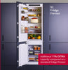 Neff N50 KI7962FD0G XL Integrated Frost Free Fridge Freezer with Fixed Door Fixing Kit - White - D Rated