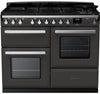 Rangemaster ESDLO110DFPSLT/CM1 Estel Deluxe OC 110cm Dual Fuel Range Cooker - Slate/Chrome Trim