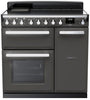 Rangemaster ESDL90EIPSLT/CM1 Estel Deluxe 90cm Induction Range Cooker - Slate/Chrome Trim