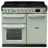 Rangemaster ESDL100DFPMNT/CM1 Estel Deluxe 100cm Dual Fuel Range Cooker - Mint/Chrome Trim