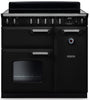 Rangemaster CL90EIPGBL/CM1 Classic 90cm Induction Range Cooker - Gloss Black/Chrome Trim