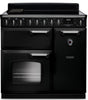 Rangemaster CLDL90EIPCBL/CM1 Classic Deluxe 90cm Induction Range Cooker - Charcoal Black/Chrome Trim