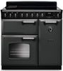 Rangemaster CLDL90EIPSLT/CM1 Classic Deluxe 90cm Induction Range Cooker - Slate/Chrome Trim