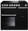 Rangemaster NEX90EIPGBL/CM1 Nexus Deluxe 90cm Electric Range Cooker with Induction Hob - Gloss Black