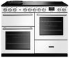 Rangemaster NEXO110EIPWHT/CM1 Nexus Deluxe OC 110cm Electric Range Cooker with Induction Hob - White
