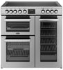 Belling Cookcentre 90E 90cm Electric Range Cooker with Ceramic Hob - Stainless Steel