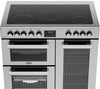 Belling Cookcentre 90E 90cm Electric Range Cooker with Ceramic Hob - Stainless Steel