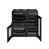 Belling Cookcentre 90DF 90cm Dual Fuel Range Cooker - Black