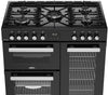 Belling Cookcentre 90DF 90cm Dual Fuel Range Cooker - Black