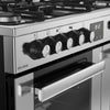 Belling Cookcentre 90DF 90cm Dual Fuel Range Cooker - Stainless Steel