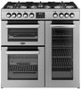 Belling Cookcentre 90DF 90cm Dual Fuel Range Cooker - Stainless Steel