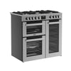Belling Cookcentre 90DF 90cm Dual Fuel Range Cooker - Stainless Steel