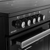 Belling Cookcentre 100E 100cm Electric Range Cooker with Ceramic Hob - Black