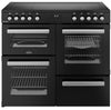 Belling Cookcentre 100E 100cm Electric Range Cooker with Ceramic Hob - Black