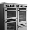 Belling Cookcentre 100E 100cm Electric Range Cooker with Ceramic Hob - Stainless Steel