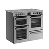 Belling Cookcentre 100E 100cm Electric Range Cooker with Ceramic Hob - Stainless Steel