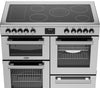 Belling Cookcentre 100E 100cm Electric Range Cooker with Ceramic Hob - Stainless Steel