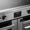 Belling Cookcentre 100E 100cm Electric Range Cooker with Ceramic Hob - Stainless Steel