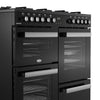 Belling Cookcentre 100DF 100cm Dual Fuel Range Cooker - Black