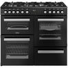 Belling Cookcentre 100DF 100cm Dual Fuel Range Cooker - Black