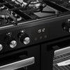 Belling Cookcentre 100DF 100cm Dual Fuel Range Cooker - Black