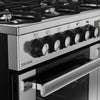 Belling Cookcentre 100DF 100cm Dual Fuel Range Cooker - Stainless Steel