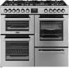 Belling Cookcentre 100DF 100cm Dual Fuel Range Cooker - Stainless Steel