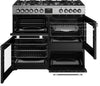 Belling Cookcentre 100DF 100cm Dual Fuel Range Cooker - Stainless Steel