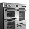 Belling Cookcentre 100Ei 100cm Electric Range Cooker with Induction Hob - Stainless Steel
