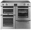 Belling Cookcentre 100Ei 100cm Electric Range Cooker with Induction Hob - Stainless Steel