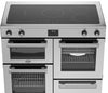 Belling Cookcentre 100Ei 100cm Electric Range Cooker with Induction Hob - Stainless Steel