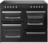 Belling Cookcentre 110E 110cm Electric Range Cooker with Ceramic Hob - Black