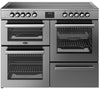Belling Cookcentre 110E 110cm Electric Range Cooker with Ceramic Hob - Stainless Steel